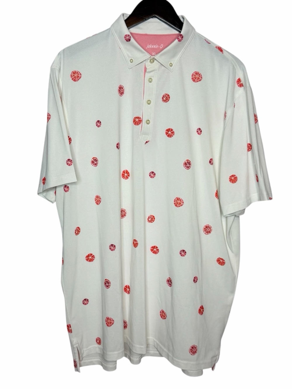 Johnnie-O Grapefruit Performance Golf Polo Mens XL